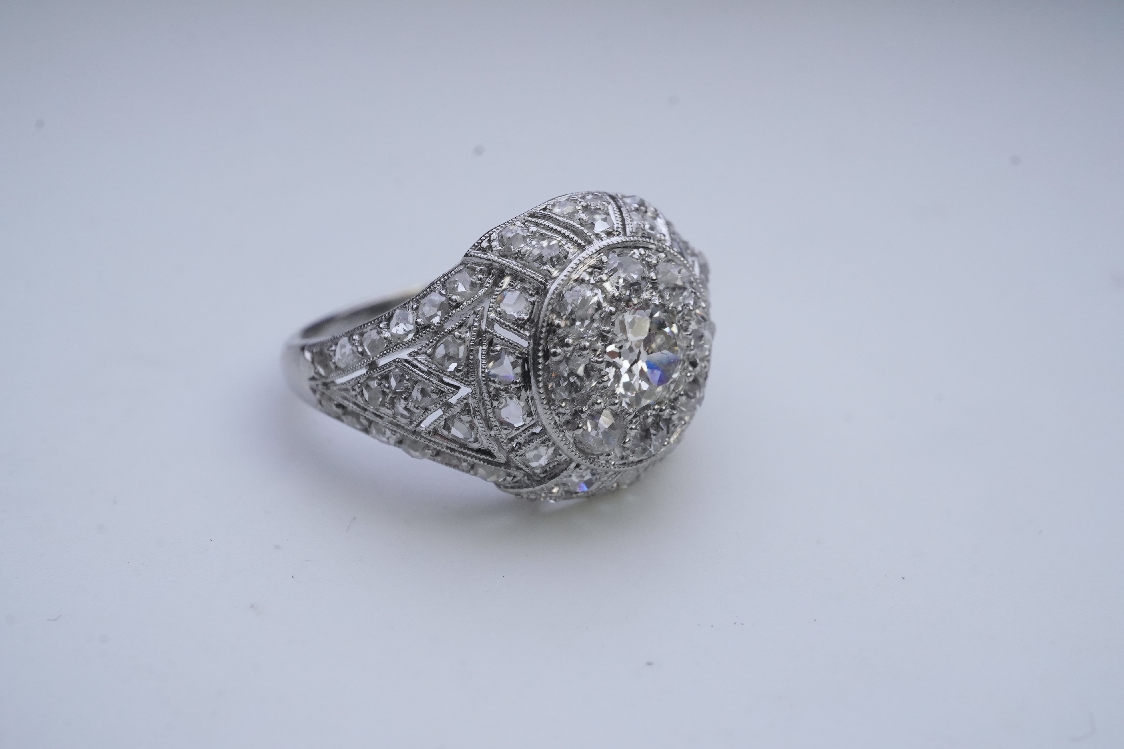 A diamond dress ring